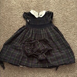Ralph Lauren smoked baby girl dress